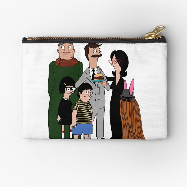 BDPWSS Belcher Family Makeup bag Burgers Inspired Gift Burgers Cartoon TV  Show Merchandise Gift Bob's Family Fan Zipper Pouch (Belcher Family)