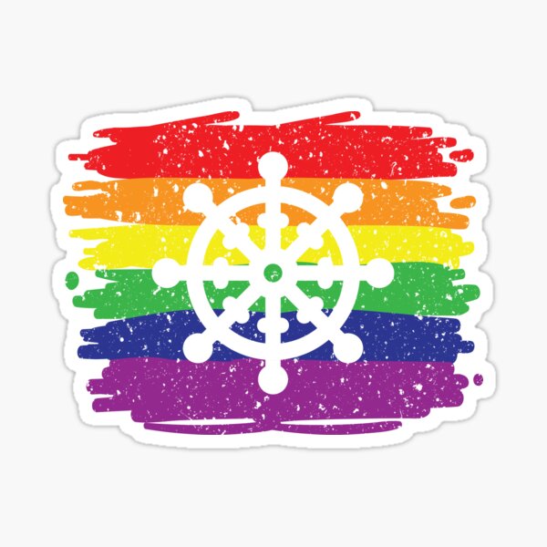 Item preview, Rainbow Buddhism designed and sold by lazarusheart.