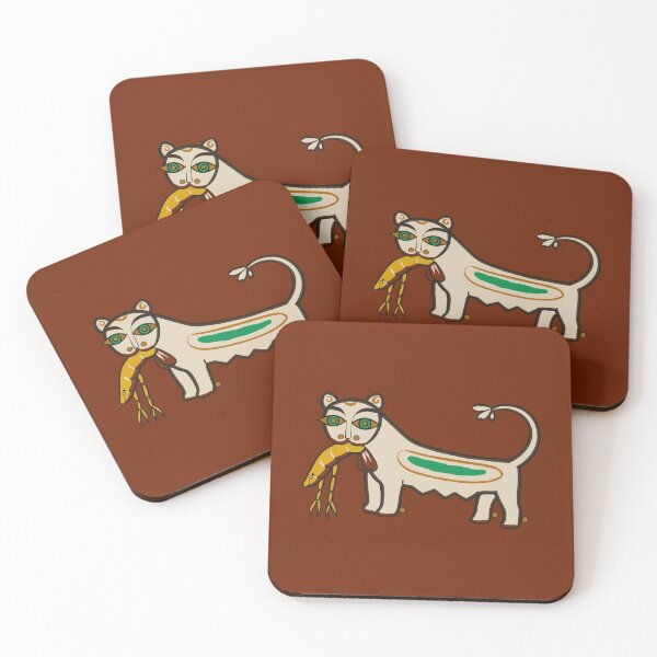 Item preview, Cat and Lobster by Jamini Roy designed and sold by elforzi.