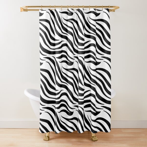 Zebra | Animal skin decor Shower Curtain