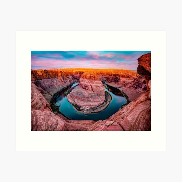 Item preview, The Punch Bowl - Vibrant Morning at Horseshoe Bend designed and sold by Gregory Ballos.