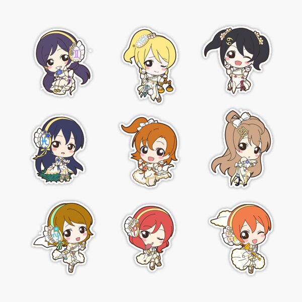 Anime SVG Love Live Muses Decal Clipart School Idol Printable 