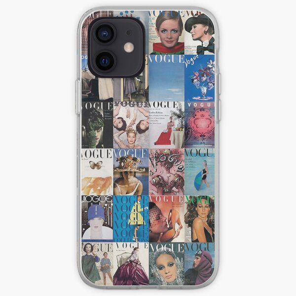 patrón de collage Funda blanda para iPhone