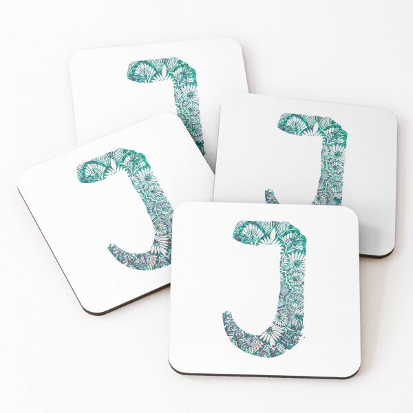 Item preview, J mermaid name monogram designed and sold by hollanov98.