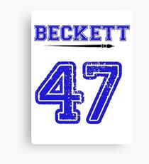 Beckett 47 Jersey Canvas Print