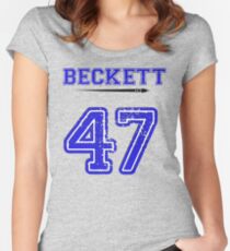 Beckett 47 Jersey Women's Fitted Scoop T-Shirt