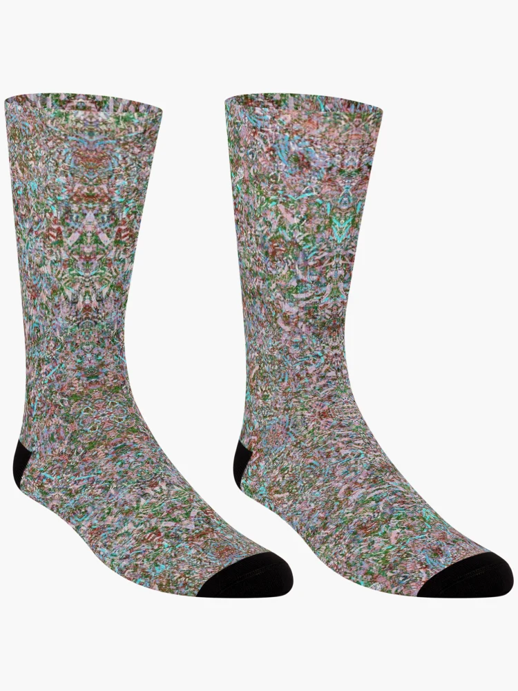 Thumbnail 3 of 5, Socks, Patterns Over Patterns Over Patterns, designed and sold by MindTravel.