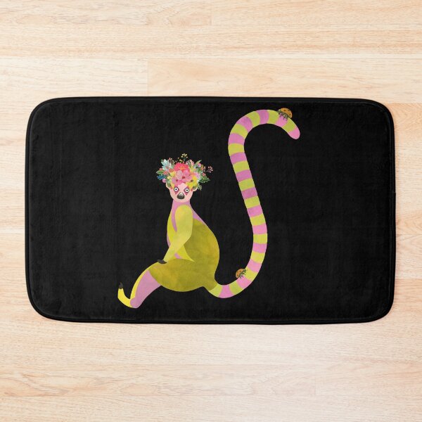 Item preview, Lemur with a crown of flowers designed and sold by YanayMora.