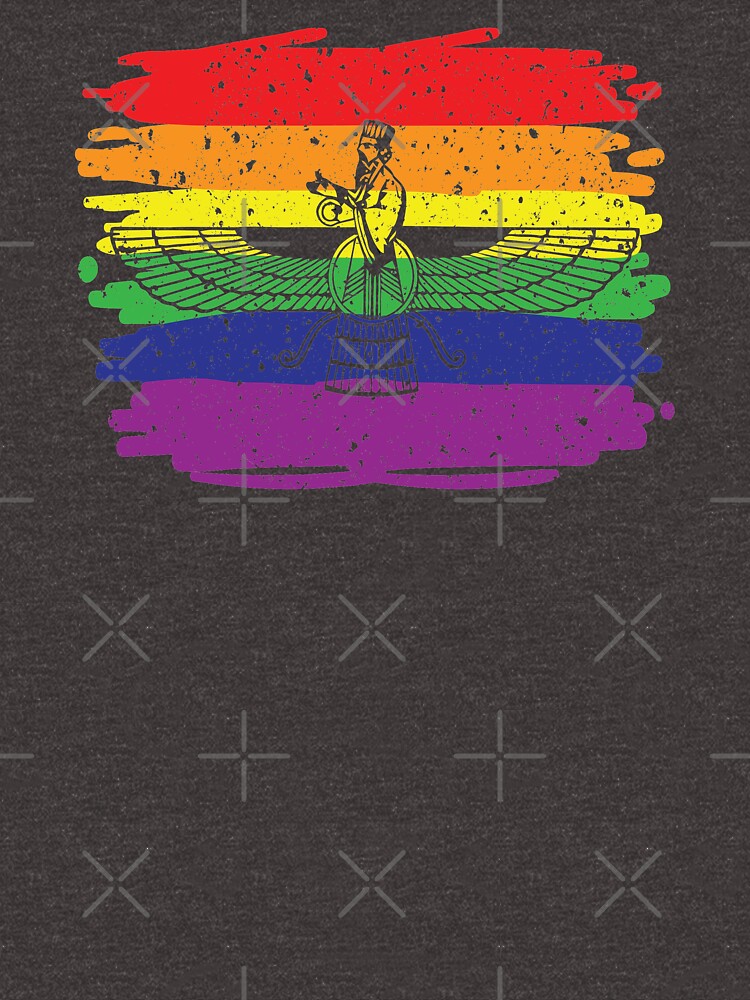 Rainbow Zoastriansim T Shirt For Sale By Lazarusheart Redbubble Lgbt T Shirts Lesbian T 2540