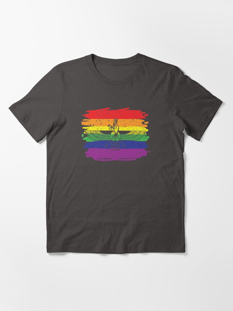 Rainbow Zoastriansim T Shirt For Sale By Lazarusheart Redbubble Lgbt T Shirts Lesbian T 5273