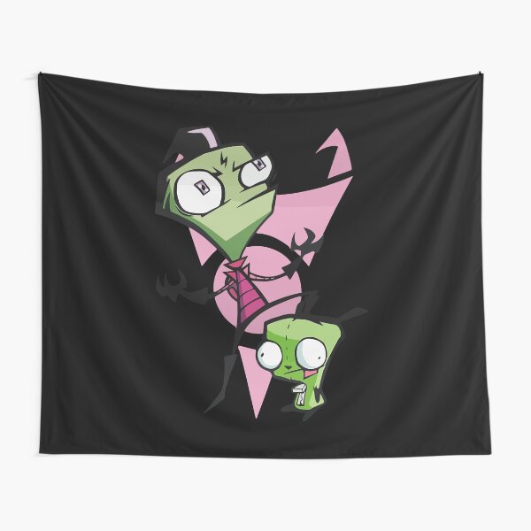Invader Zim Gir Irken Logo Tapestry