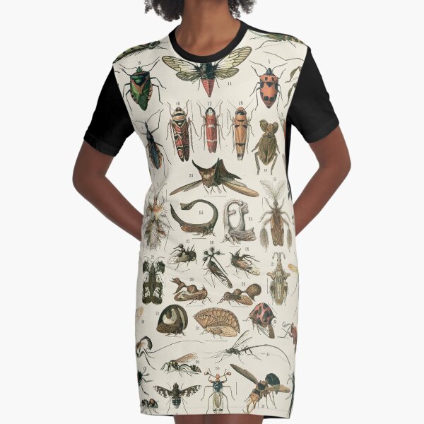 Insects 2 Graphic T-Shirt Dress