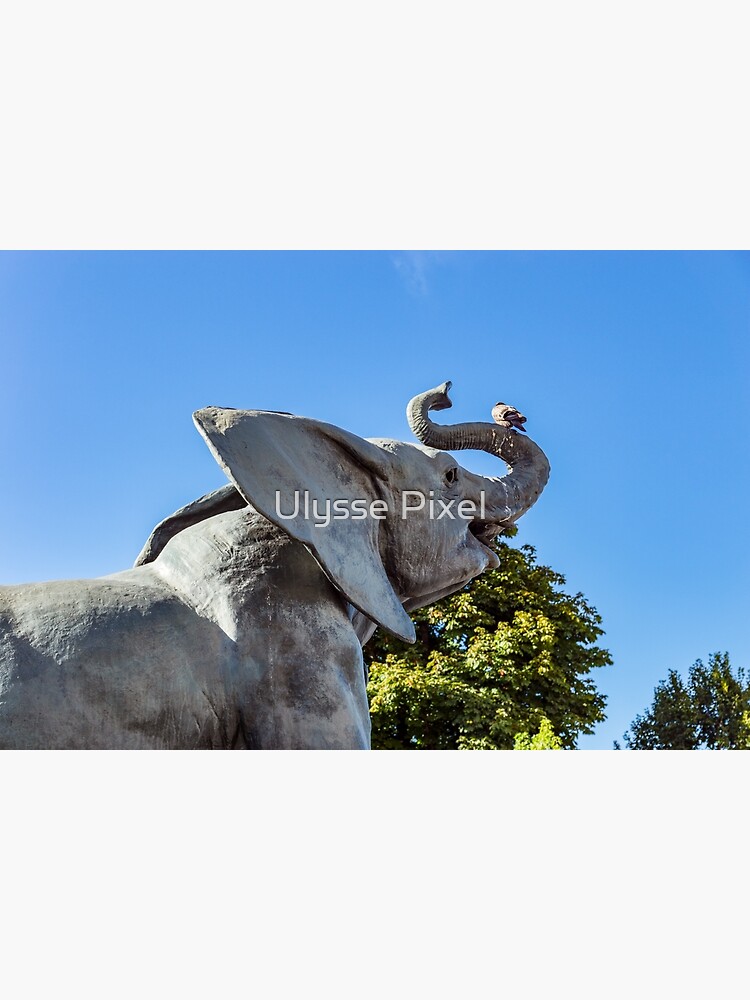"Elephant statue outside museum d'Orsay in Paris" Poster for Sale by
