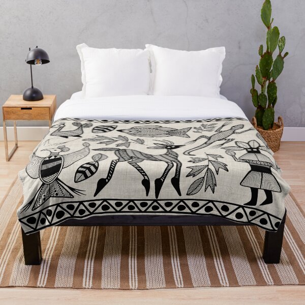 Item preview, African Senufo Korhogo Tribal Ethnic Art designed and sold by BluedarkArt.