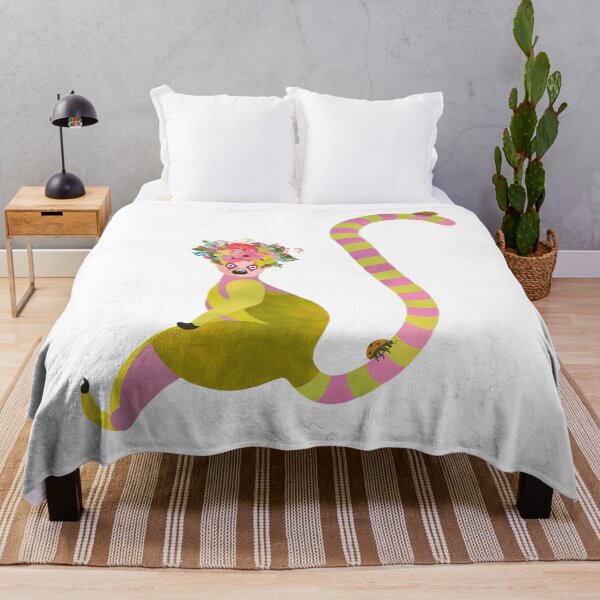 Item preview, Lemur with a crown of flowers designed and sold by YanayMora.