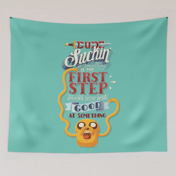 Item preview, First Step Lettering - Adventure Time designed and sold by Studio Mootant.