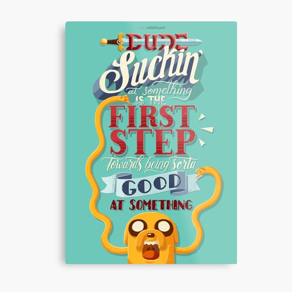 Item preview, First Step Lettering - Adventure Time designed and sold by Studio Mootant.