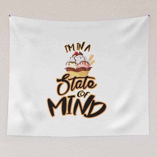 Item preview,  I'm In A Sundae State Of Mind, Funny Icecream Design designed and sold by trueblue0036.