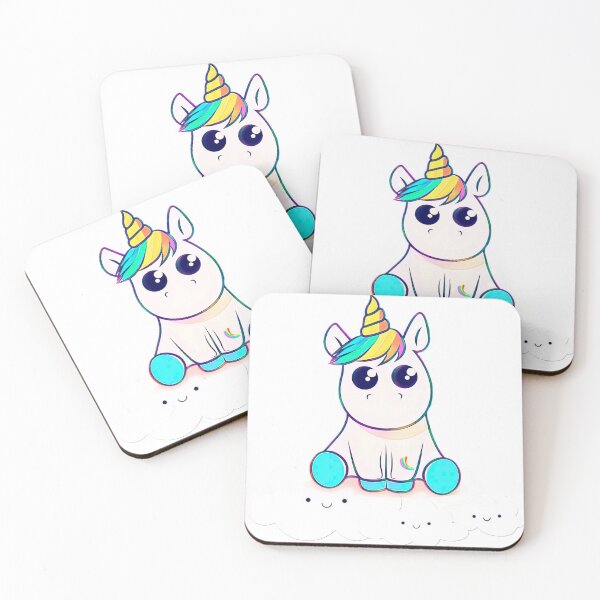 Item preview, Cute unicorn waiting the rain designed and sold by colorhadaa.