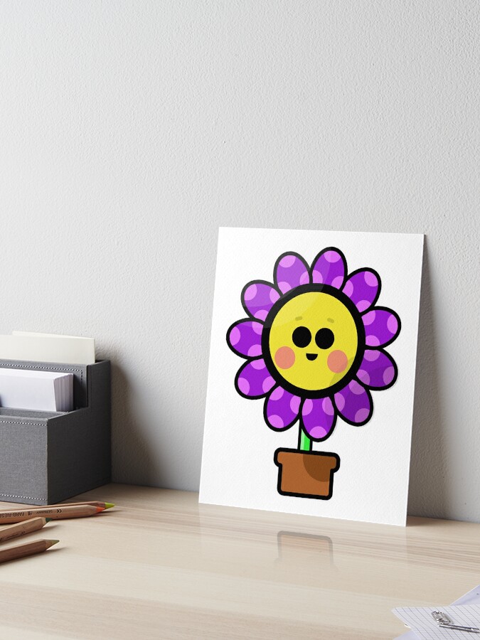 Super cute flower Art Board Print for Sale by Samuel Brown