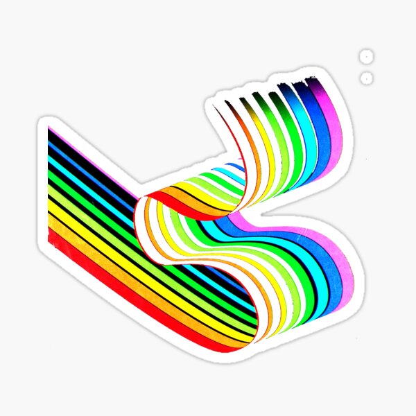 Aphex Twin Rainbow . Sticker