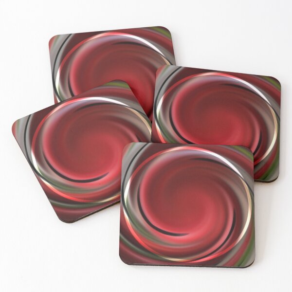 Item preview, Red and white swirl (light border) designed and sold by darkninja2k.