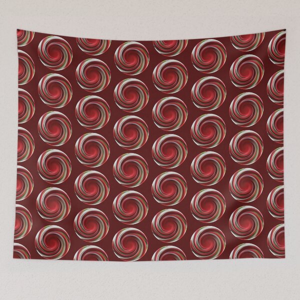 Item preview, Red and white swirl (light border) designed and sold by darkninja2k.