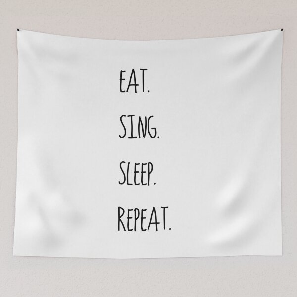 Item preview, Eat, sing, sleep, repeat designed and sold by hollanov98.