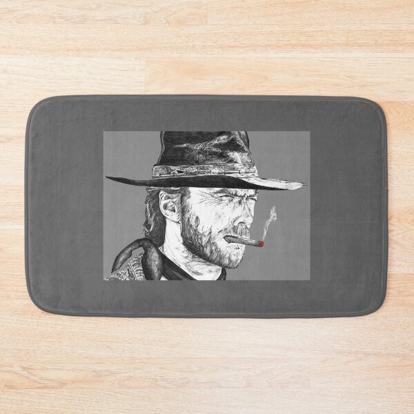 Item preview, Spaghetti Western Clint Eastwood Illustration Highland Drifter Art designed and sold by trueblue0036.