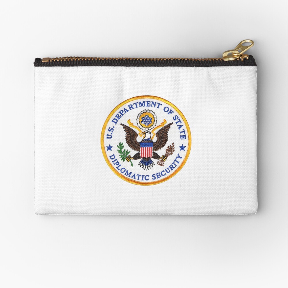 Diplomatic Security Zipper Pouch