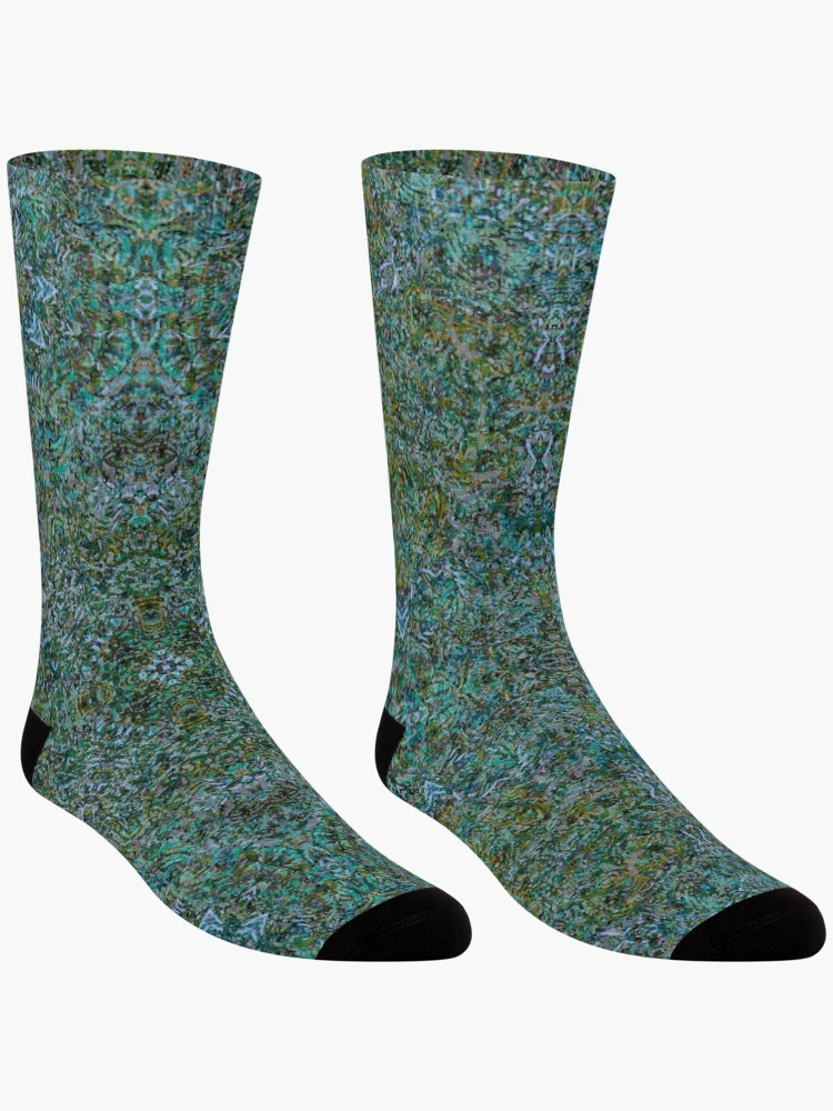 Thumbnail 3 of 5, Socks, Patterns Over Patterns Over Patterns, designed and sold by MindTravel.