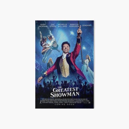 The greatest showman movie Art Board Print