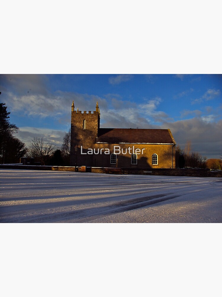 "Golden Light Kilmore Church of Ireland, Cultra, County Down." Poster