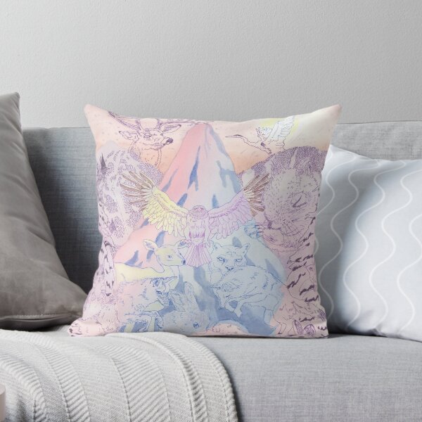Whistler Animals Throw Pillow