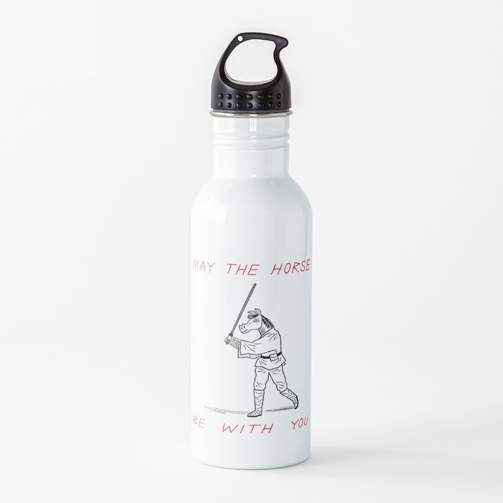 May The Horse Be With You Water Bottle