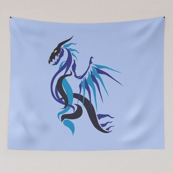 Aperçu de l'œuvre Flamme du dragon bleu créée et vendue par TheKohakuDragon.