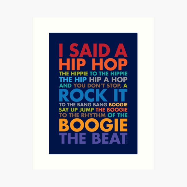 Item preview, Rappers Delight - Old School Hip Hop designed and sold by -Koleidescope.