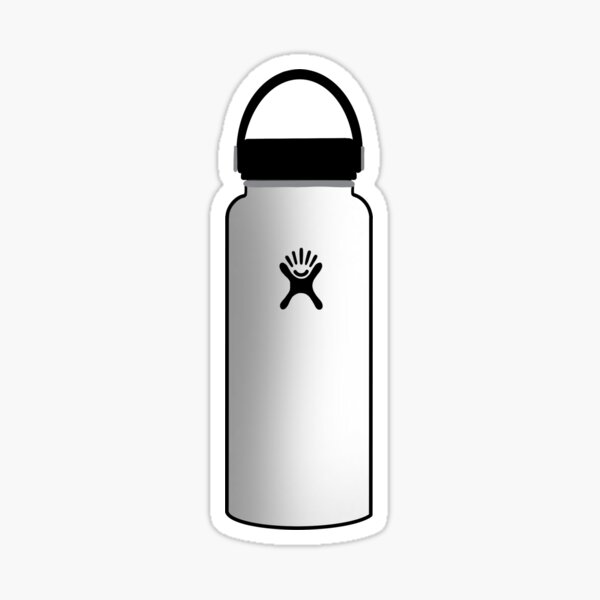 Black HydroFlask Sticker Sticker for Sale by Lit-Merchandise