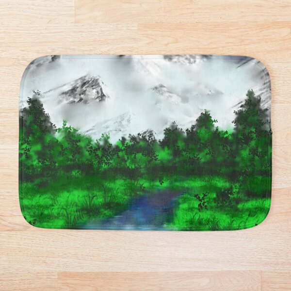 Item preview, snowy mountains  designed and sold by GuineaKitty.