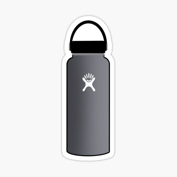 Black HydroFlask Sticker Sticker for Sale by Lit-Merchandise