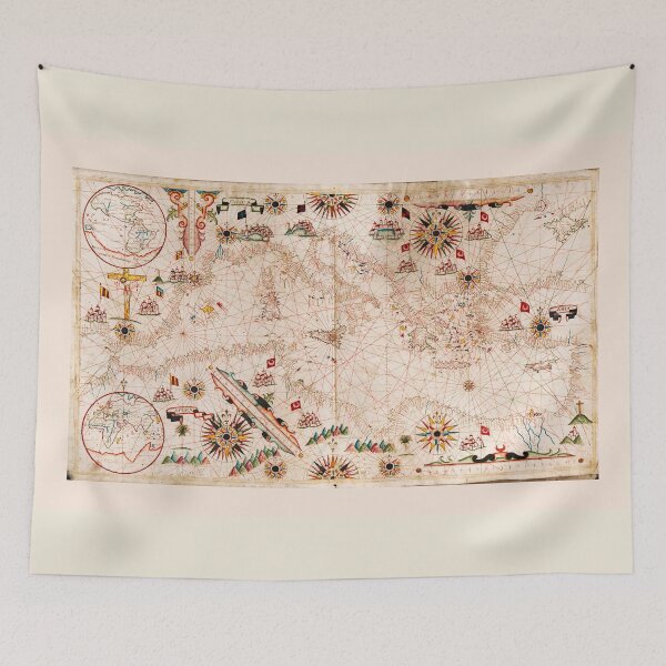 Item preview, Portolan Chart Mediterranean Sea (1640) designed and sold by allhistory.