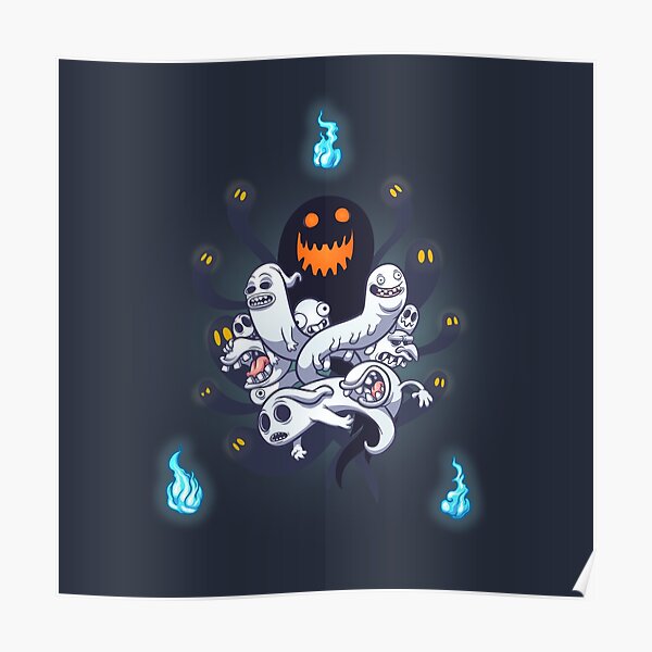 "Cartoon ghost" Poster for Sale by memoangeles Redbubble