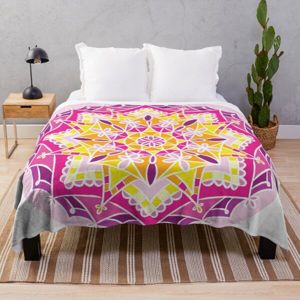 Item preview, Yellow and Pink Mandala Design designed and sold by leahclapper.