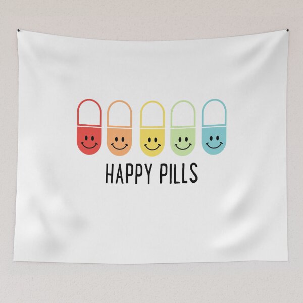 Item preview, happy pills designed and sold by Vectorqueen.