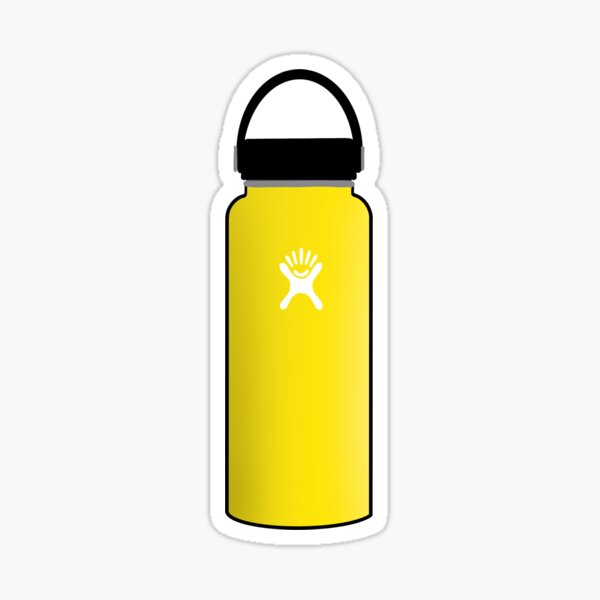 White hydro flask stickers Sticker for Sale by Think1nk