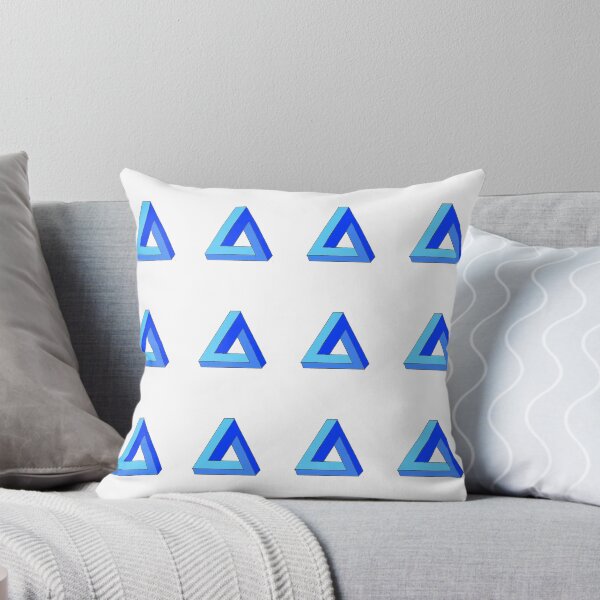 Item preview, Penrose Triangle Repeated (Blue) designed and sold by MichaelAshMash.