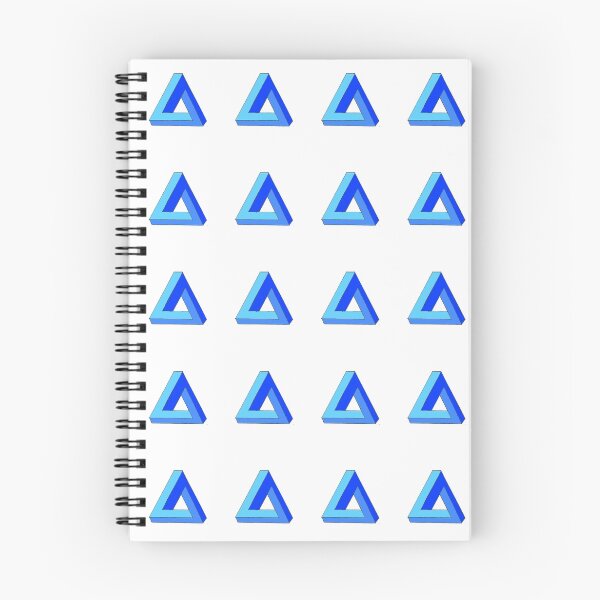 Item preview, Penrose Triangle Repeated (Blue) designed and sold by MichaelAshMash.