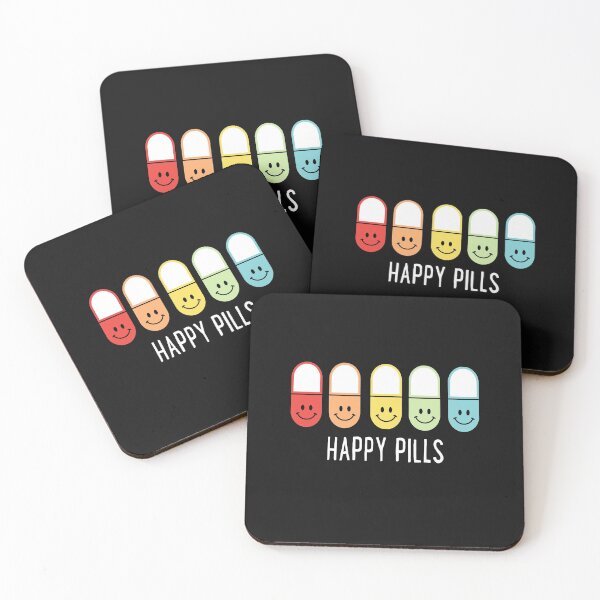 Item preview, happy pills designed and sold by Vectorqueen.