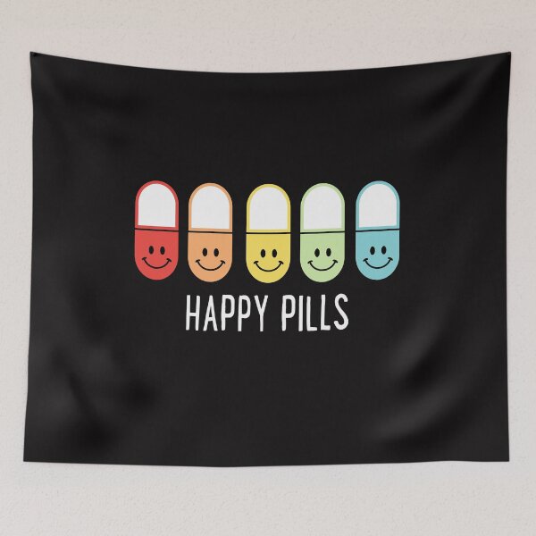 Item preview, happy pills designed and sold by Vectorqueen.
