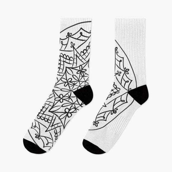 Item preview, Black and white mandala design designed and sold by leahclapper.